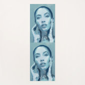 "Woman in Blue" Premium Canvas  ヨガマット (正面)
