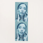 "Woman in Blue" Premium Canvas  ヨガマット (裏面)