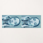 "Woman in Blue" Premium Canvas  ヨガマット (正面(横))