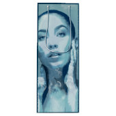 "Woman in Blue" Premium Canvas  ワインギフトバッグ (正面)