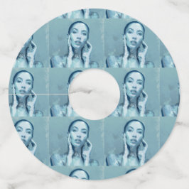 "Woman in Blue" Premium Canvas  ワイングラスタグ