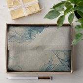 Woman in Blue Smoke Decoupage 薄葉紙 (ギフト)