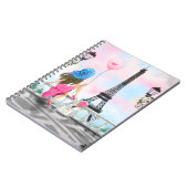 Woman In Paris Notebook withエッフェル・タワー ノートブック (左側)