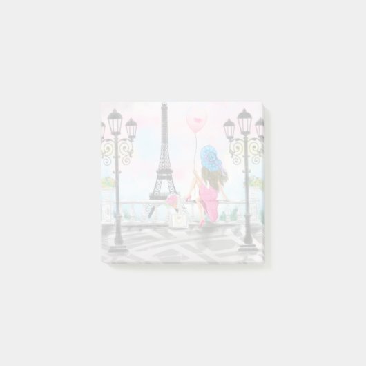 Woman In Paris Post-it® Notes ポストイット (正面)