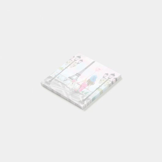 Woman In Paris Post-it® Notes ポストイット (アングル)