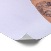 Woman In Pink Bikini And Sunglasses ポスター (角)