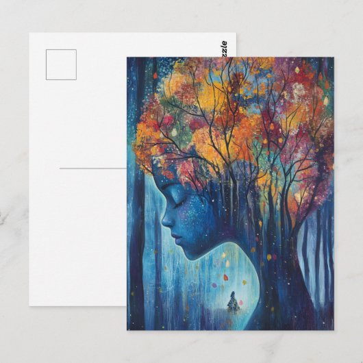 Woman in the Trees ポストカード (正面/裏面)