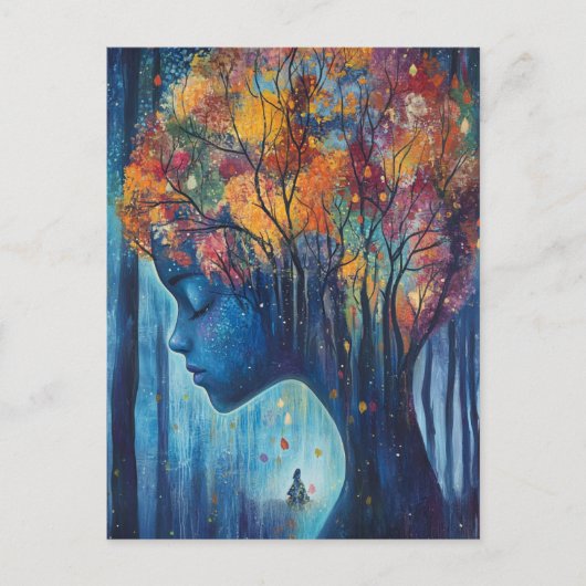 Woman in the Trees ポストカード (正面)