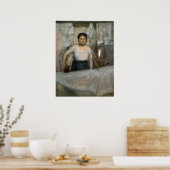 Woman Ironing by Edgar Degas ポスター (キッチン)