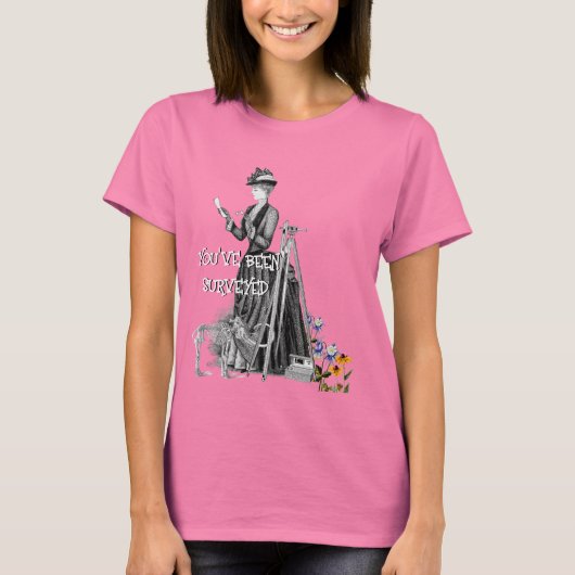 WOMAN LAND SURVEYOR WESTERN SURVEYヴィンテージT市 Tシャツ (正面)