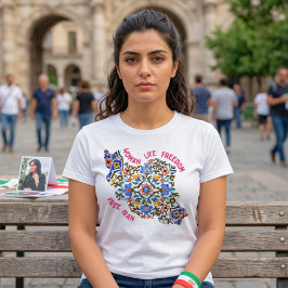 Woman Life Freedom | ペルシャタイル イランのギフト Tシャツ
