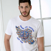 Woman Life Freedom | ペルシャ美術 青いイランのギフト Tシャツ