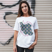 Woman Life Freedom 抗議 | ピンクの花 Tシャツ