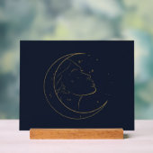 Woman Line Art Personalized Poster アクリルサイン (ニュートラル)