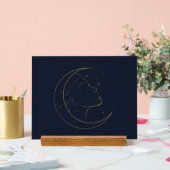 Woman Line Art Personalized Poster アクリルサイン (ウェディング)