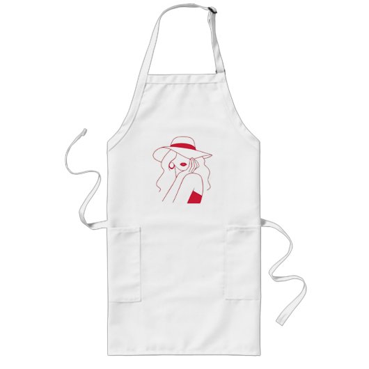 Woman Long Apron ロングエプロン (正面)