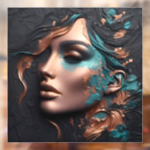 Woman Of Copper - AI Creation ウィンドウサイン (シート2)