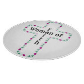 Woman of faith カッティングボード (角)