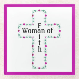 Woman of faith ガラスコースター