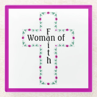 Woman of faith ガラスコースター