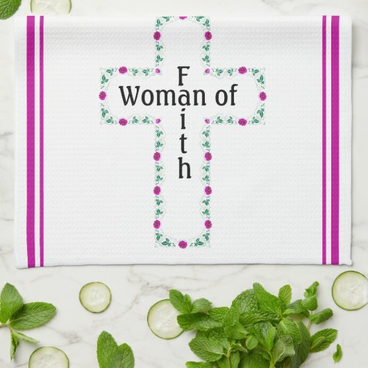 Woman of faith キッチンタオル (折り畳み)