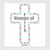 Woman of faith シール (シート)