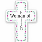 Woman of faith シール (正面)