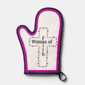 Woman of faith 鍋つかみ (正面)