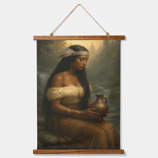 Woman of Nature’s Spirit 吊り下げ型タペストリー (正面)