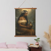 Woman of Nature’s Spirit 吊り下げ型タペストリー (寝室)