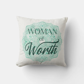 Woman of Worth クッション