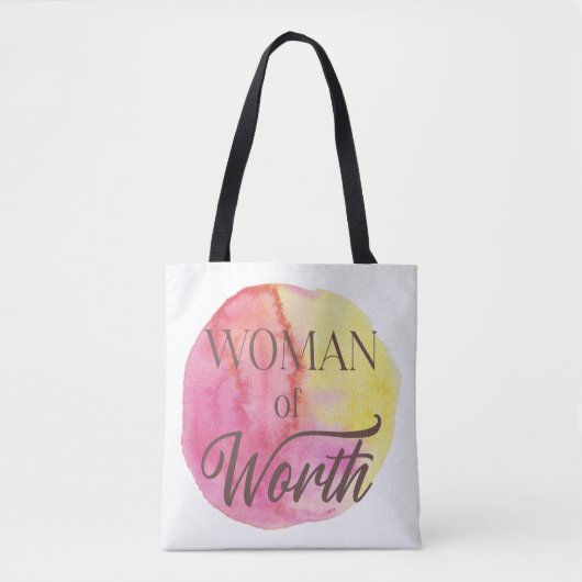 Woman of Worth Tote Bag トートバッグ (正面)
