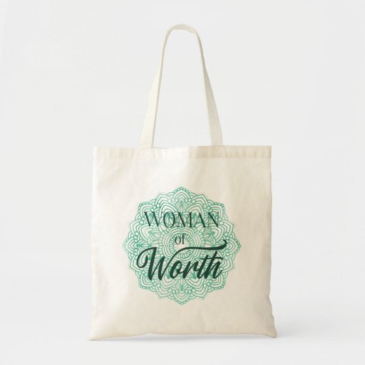 Woman of Worth Tote Bag トートバッグ (正面)