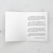 Woman Officiant Thank You Card サンキューカード (内部)