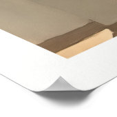 Woman on Terrace Overlooking Sea Poster ポスター (角)