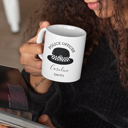Woman Police Officer | Personalised コーヒーマグカップ