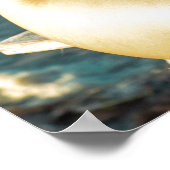 Woman Posing By The Seaside ポスター (角)