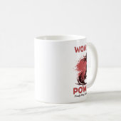Woman Power Inspirational Mug コーヒーマグカップ (正面右)