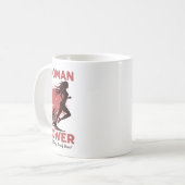 Woman Power Inspirational Mug コーヒーマグカップ (正面左)