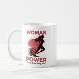 Woman Power Inspirational Mug コーヒーマグカップ