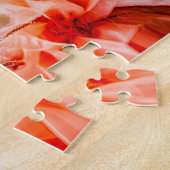 Woman reclining among fruits and petals ジグソーパズル (側面)