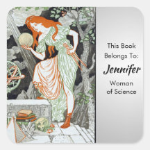 Woman Science by Eugene Grasset Personalize