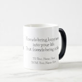 woman swimming in coffee cup モーフィングマグカップ (正面右)