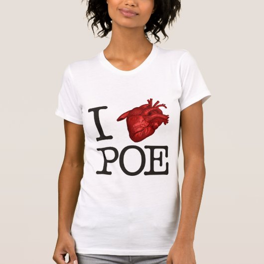 Woman T-Shirt "Poe Heart" Tシャツ (正面)