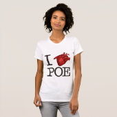 Woman T-Shirt "Poe Heart" Tシャツ (正面フル)