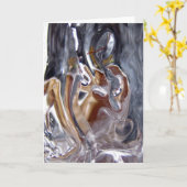 Woman Under Waterfall, Esoteric, Stories in Nature カード (黄色い花)