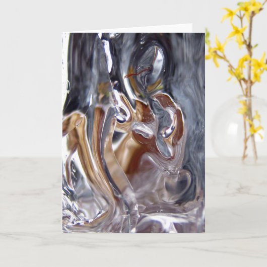 Woman Under Waterfall, Esoteric, Stories in Nature カード (黄色い花)