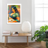 Woman waiting B ポスター