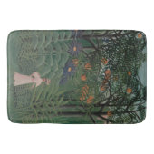 Woman Walking in an Exotic Forest, Henri Rousseau バスマット (正面)