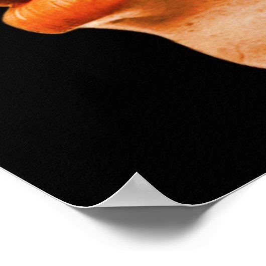 Woman with a 1974 Vibe on a Square Wall ポスター (角)